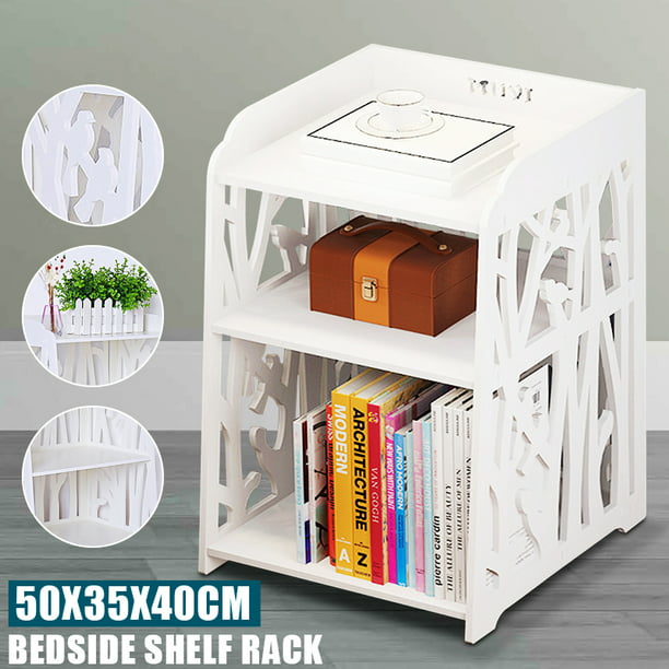 Bookcase,Small Bookshelf Bedside Cabinet for Storing Books,Toys and Daily Necessities,in The Living Room Office Bedroom 2-Tier Bookshelf for Small Spaces,Book Storage Organizer Case Open Shelves 